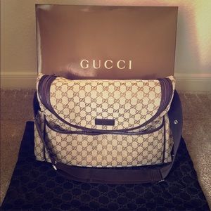 Authentic Gucci Diaper Bag